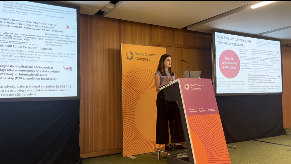 International Cancer Benchmarking Partnership (@icbpresearch) on Twitter photo Fantastic presentation by Dr Alexa Bishop! Alexa discussed how the ICBP has accelerated global impacts in cancer outcomes over the past 15 years, influencing policy, clinical & registry practices! If you have any questions, comment or email us at ICBP@cancer.org.uk #WCC2024 Fantastic presentation by Dr Alexa Bishop! Alexa discussed how the ICBP has accelerated global impacts in cancer outcomes over the past 15 years, influencing policy, clinical & registry practices! If you have any questions, comment or email us at ICBP@cancer.org.uk #WCC2024
