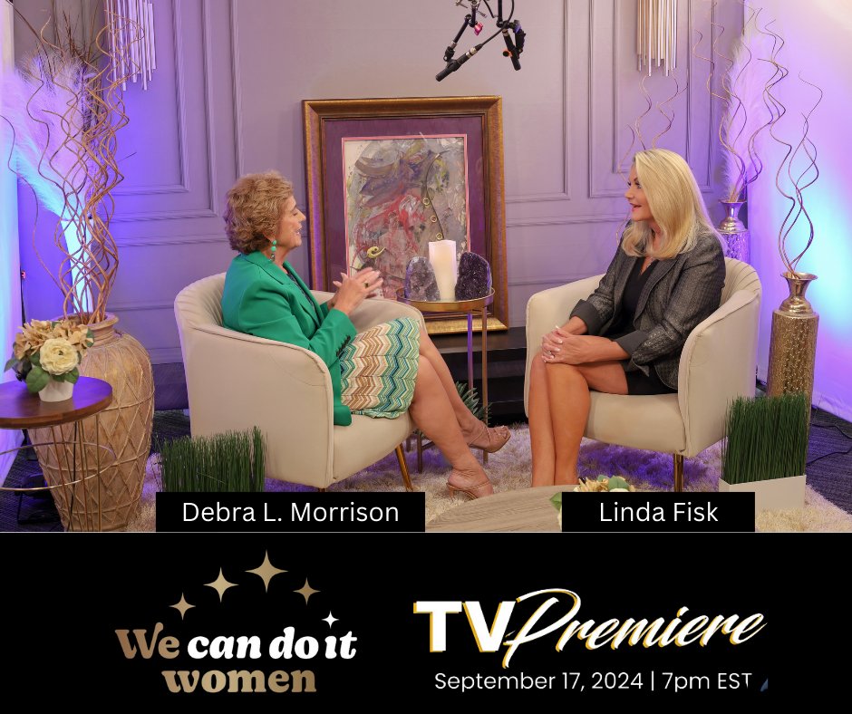 Exciting News!   I'm thrilled to announce that I will be featured on the premiere of the "We Can Do It Women" TV Show, hosted and led by the visionary @Debra L. Morrison! 

RSVP here: wecandoitwomen.com/show

Tuesday, September 17th at 7:00 PM EST, Live on Zoom