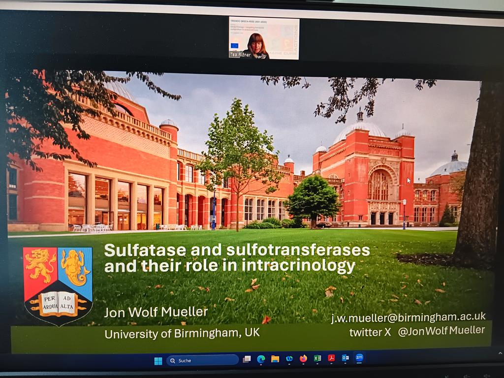 EU project TRENDO (@trendo_eu) on Twitter photo Next up: exciting talk by <a href="/JonWolfMueller/">Dr Jon Wolf Mueller</a> on sulfatases and #sulfotransferases at the <a href="/TRENDO_EU/">EU project TRENDO</a> <a href="/MSCActions/">Marie Skłodowska-Curie Actions</a> workshop on #intracrinology! mf.uni-lj.si/en_GB/news/web… Next up: exciting talk by <a href="/JonWolfMueller/">Dr Jon Wolf Mueller</a> on sulfatases and #sulfotransferases at the <a href="/TRENDO_EU/">EU project TRENDO</a> <a href="/MSCActions/">Marie Skłodowska-Curie Actions</a> workshop on #intracrinology! mf.uni-lj.si/en_GB/news/web…