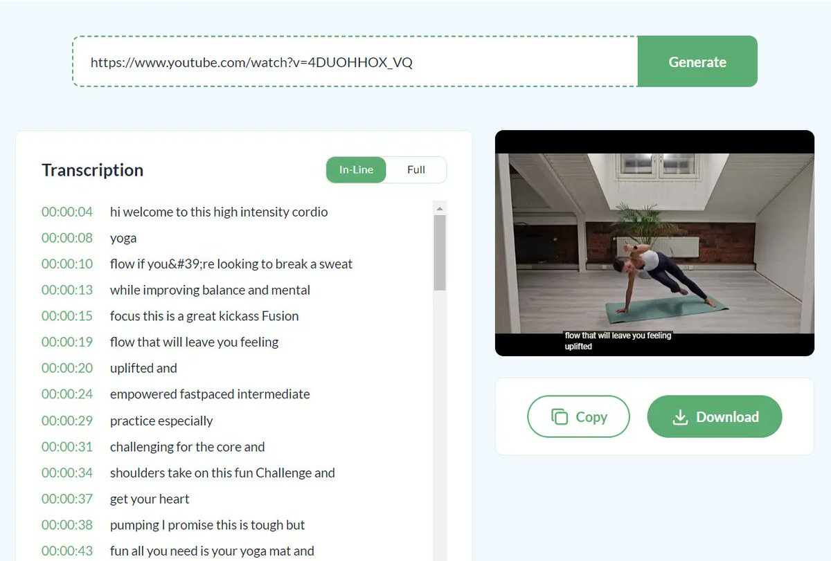 ScriptByAI's tweet image. Get free YouTube video transcripts with AI technology. Fast, easy-to-use, and no sign-up needed. Read or download your transcripts now:
scriptbyai.com/youtube-transc…
#AI #FreeAITools #YoutubeTranscript