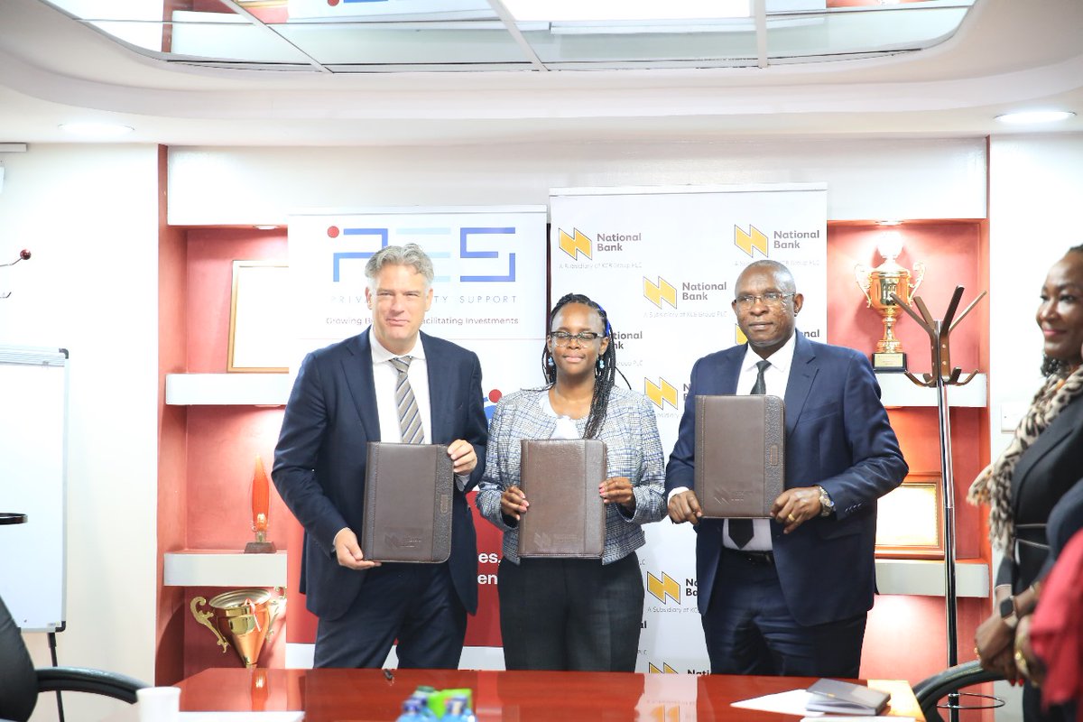 National_Bank's tweet image. National Bank of Kenya Managing Director @odhiambo_george Private Equity Support (PES) @PrivateEquityAF, Managing Partner @GichagaDiana; commit to the Results Based Finance (RBF) Incentive Scheme that will support farmers access biodigesters through affordable financing options