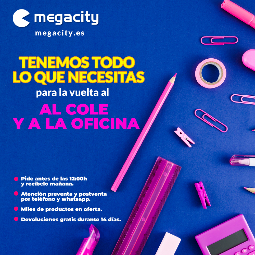 Material de Oficina y Material Escolar Megacity tweet media