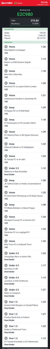MbomaDe's tweet photo. Hey check out the bet I just placed on Sportybet! https://t.co/0BjgJjitpc https://t.co/sMzmYbRjwj