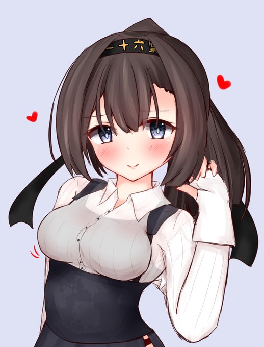 多分ツイッターには上げてない差分な秋月さんでもあげときますね_(:3」∠)_ 