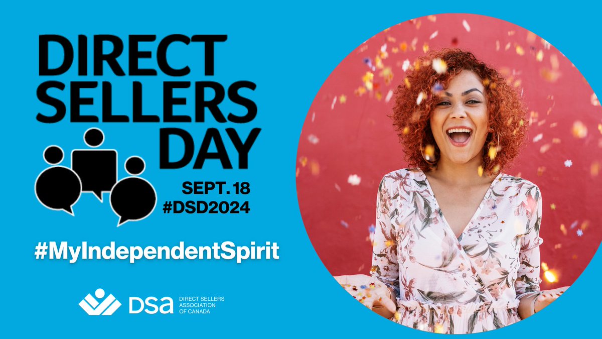 Tomorrow is the BIG day! 

Get ready to share and celebrate your #MyIndependentSpirit on Direct Sellers Day. 

#DSD2024 #DSACanada #ShareYourStory