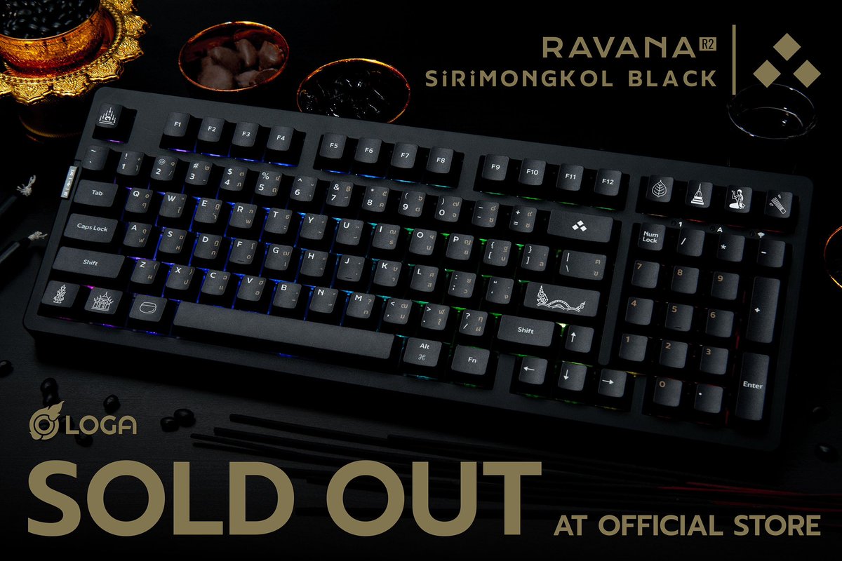 ❗️ LOGA RAVANA 2 (BLACK EDITION🖤) is now sold out on the Official store.

However, some authorized retailers still have it in stock.

Thank you to everyone who has supported us, and please stay tuned for new products in the future.
Thank you very much 🙏🏻