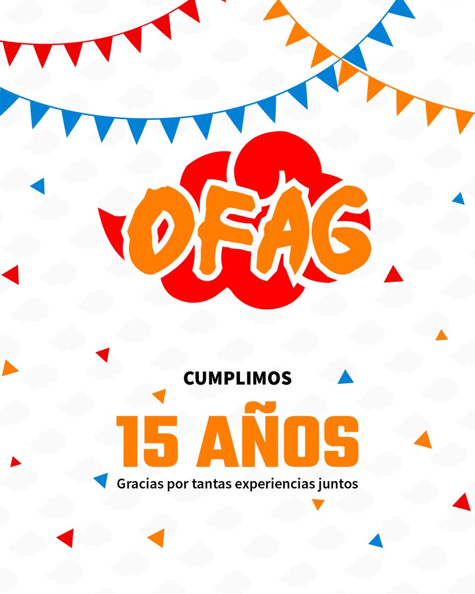 ¡Cumplimos 15 años como Asociación! 🎉🎂

Gracias a todos por haber sido partícipes de estos 15 años. ❤️