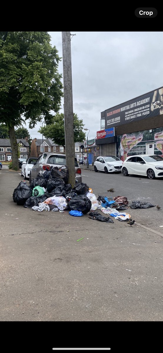 Need rubbish cleaning asap why bin men don’t take sick of keep sweeping up B82nh Twyford rd by electric substation <a href="/BCC_Help/">BCC Customer Service</a> <a href="/liambyrnemp/">Liam Byrne MP</a> <a href="/BhamCityCouncil/">Bham City Council</a> <a href="/Zah33rAkbar/">Zaheer Akbar</a>
