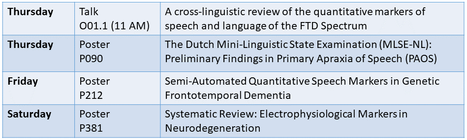 Rose Bruffaerts (Comp. Neurology Lab) (@rosebruffaerts) on Twitter photo Counting down to <a href="/isftd/">International Society for Frontotemporal Dementias</a> in Amsterdam! Four days of immersion in all the latest research on #FTD by researchers from all corners of the world. Here are the talks and posters presented by our group, happy to contribute to this ever-growing and super-interesting conference! Counting down to <a href="/isftd/">International Society for Frontotemporal Dementias</a> in Amsterdam! Four days of immersion in all the latest research on #FTD by researchers from all corners of the world. Here are the talks and posters presented by our group, happy to contribute to this ever-growing and super-interesting conference!