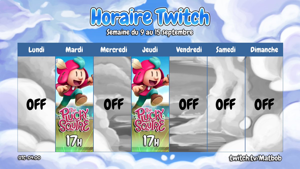 Une petite pause de Wind Waker et des RetroAchievements pour se lancer sur ce nouveau jeu indépendant que j'attends depuis le premier trailer il y a 4 ans environ.

The Plucky Squire (Le Vaillant Petit Page en français) en découverte totale ce soir !

twitch.tv/matbob