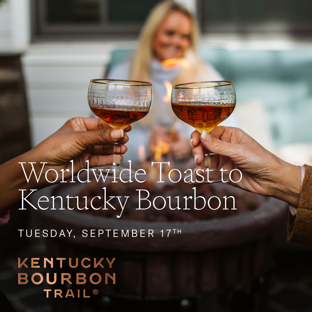 Today's the day! Join us and <a href="/kybourbontrail/">KentuckyBourbonTrail</a> as we give our Worldwide Toast to Kentucky Bourbon. Whether you Toast and Post online with #WorldBourbonToast or tune into the official livestream, let’s raise a glass to America's spirit together! Learn more at WorldBourbonToast.com