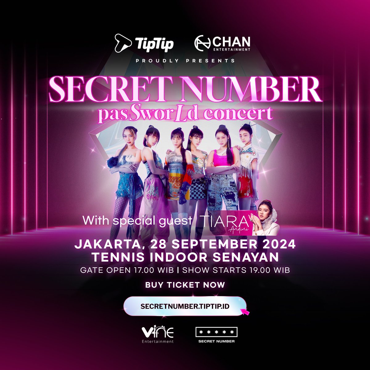 tiptip_id's tweet photo. Secret Number pasSworLd concert tinggal beberapa hari lagi! 💌🔐

Kalo kamu bisa ngobrol langsung sama para member, mau bilang apa sihh? 👀

Komen dulu! https://t.co/GCciyzkybd