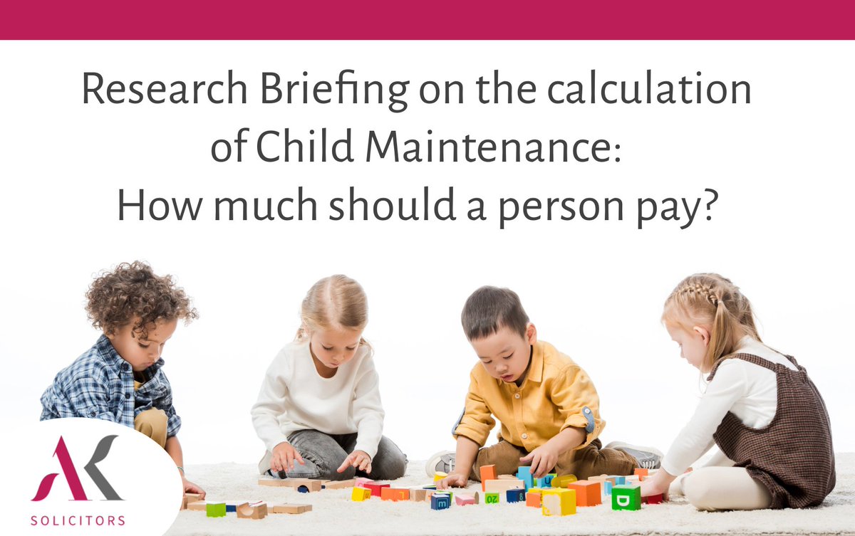 anthonykingsols's tweet photo. Research Briefing on the calculation of Child Maintenance: How much should a person pay? The House of Commons Library has helpfully published a new research briefing on how child maintenance is calculated. The research briefing can be found here https://t.co/FcebMLc9Nj https://t.co/v4T31rWeDi