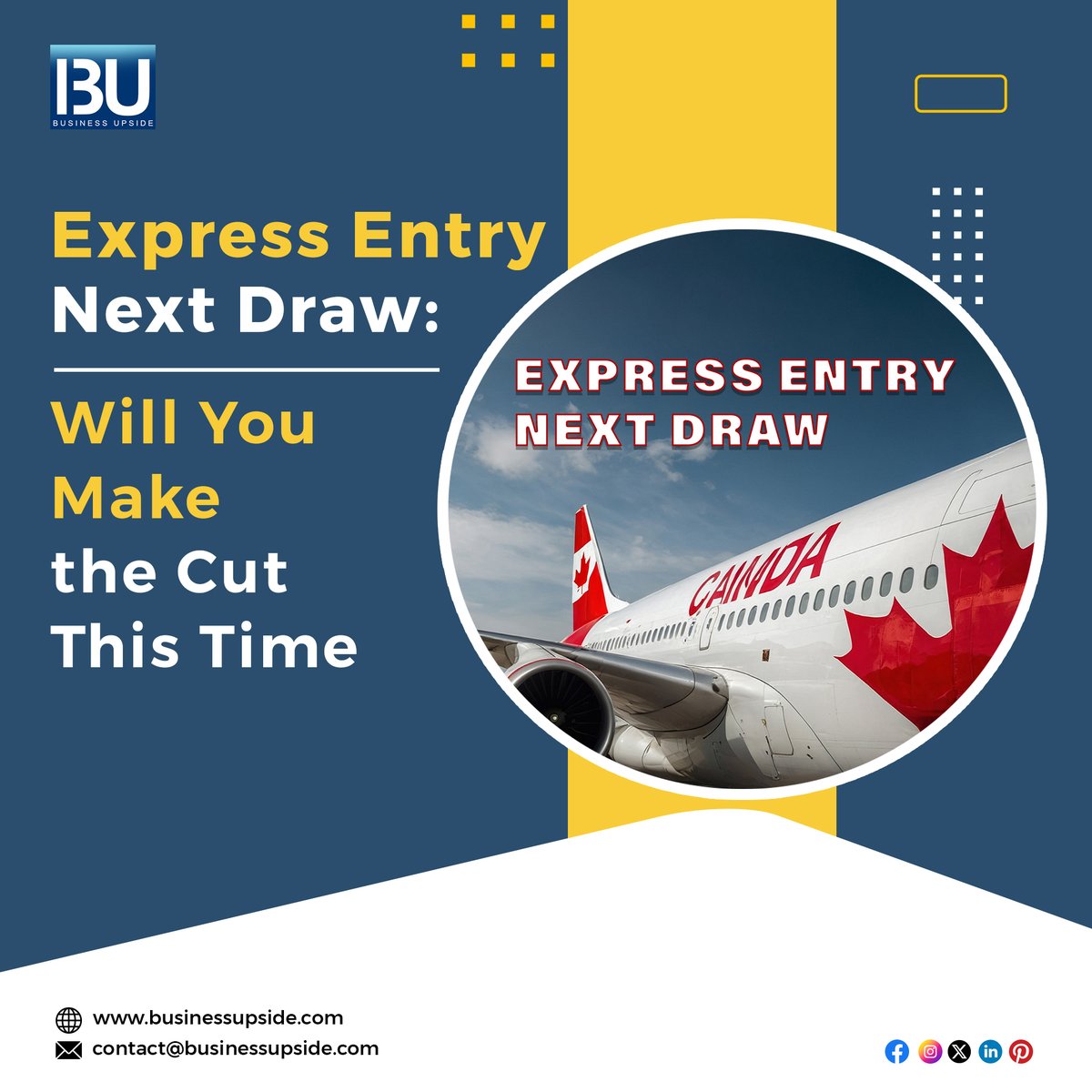 BusinessUpside1's tweet image. Wondering if you'll be in the next Express Entry draw? Our comprehensive guide breaks down everything you need to know about the upcoming draw and your chances of making the cut.
businessupside.com/express-entry-…

#CanadaImmigration #NextDraw #ImmigrationNews #StudyInCanada #WorkInCanada