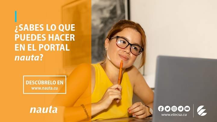 Para los olvidos nada mejor que activar las notificaciones del portal nauta. Así no tendrás pagos pendientes. #Autogestion 
#Nauta