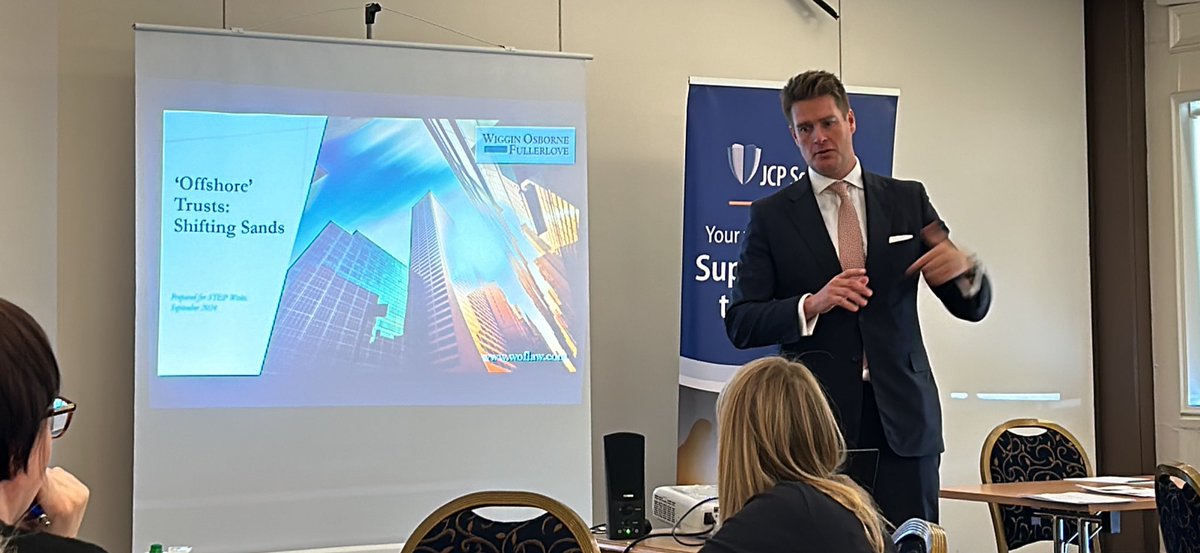 Our first speaker of the day is Matthew Shayle, Partner at Wiggin Osborne Fullerlove with an interesting talk on Offshore Trusts and Taxation.