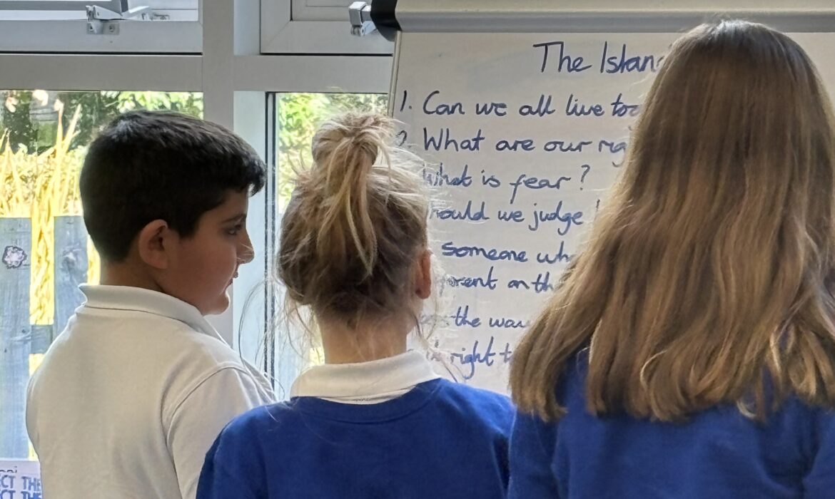 RockinghamJI's tweet photo. 6B P4C- The Island
6B have responded to our P4C text ‘The Island’. We have constructed a wonderful diverse set of questions and the voted fairly to which we would debate and respond to. Our final question was: should we judge by appearance? https://t.co/snNltqyRX6