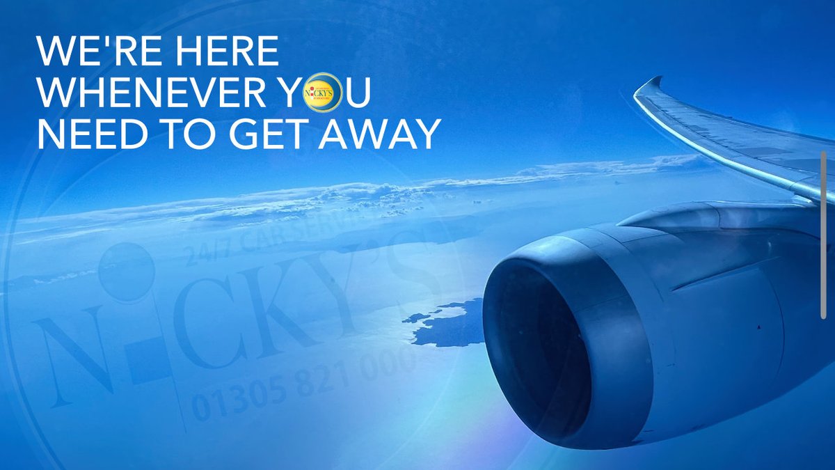 We’re here whenever you need to get away. - 01305 821 000 - Nicky’s Taxis #weymouth #portland #dorset