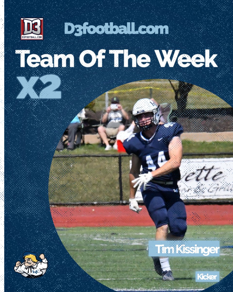 National Honors!

Ryan Enright and Tim Kissinger were named to the <a href="/d3football/">D3football.com</a> Team of the Week after huge performances against Stevenson on Saturday!

Release: godutchmen.com/news/2024/9/17…

#GoDutchmen
