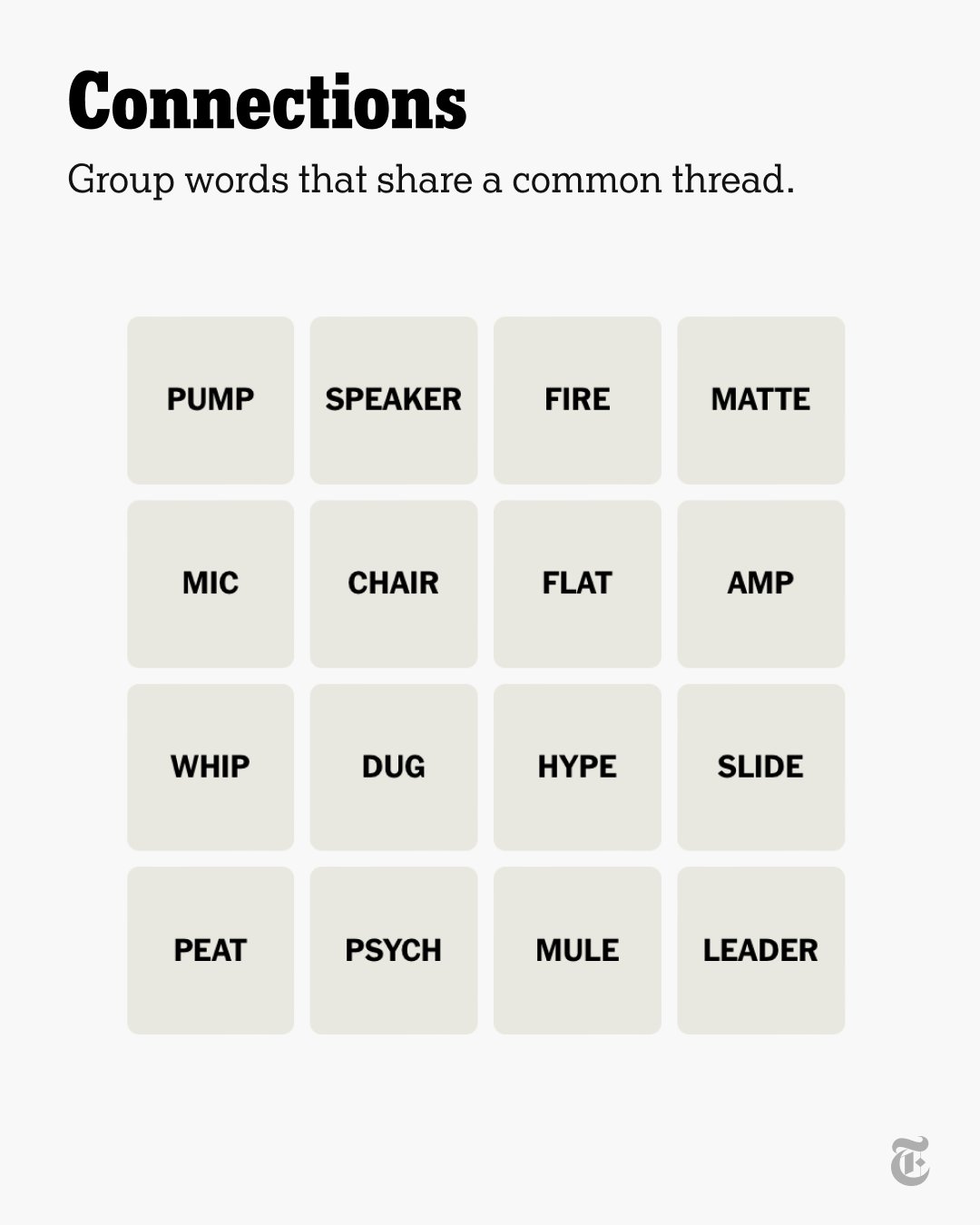 The New York Times on X: “Connections is a daily game about