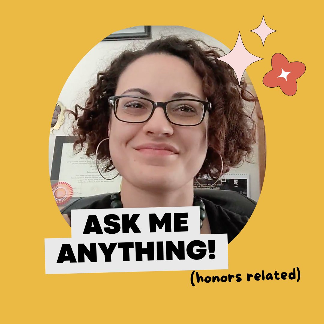 It's time to get ready for Spring 2025 registration! Not sure which honors courses suit your degree plan? Need help with finding honors opportunities? Come and chat with Michelle!

What: Pop-up Advising with Michelle
When: Wed, Sep 18, 5:30 - 7:30PM
Where: Cibolo 3rd Floor Lounge