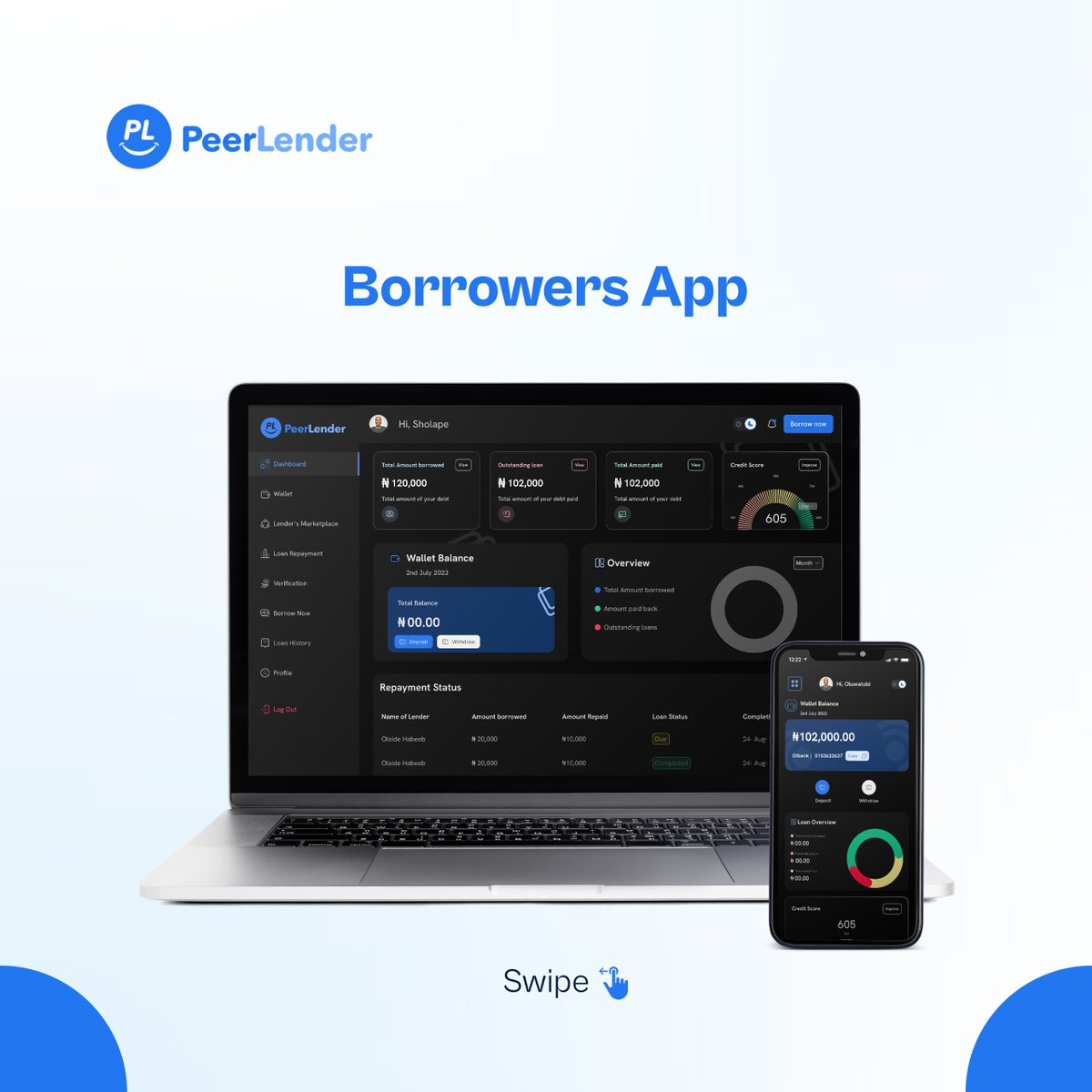 PeerLenderApp's tweet photo. Borrowers, get ready to love your loan experience even more! 💃
Our new app is going to change everything.
.
.
.
#PeerLender #Borrowers #NewApp https://t.co/ulkecmqJ8u
