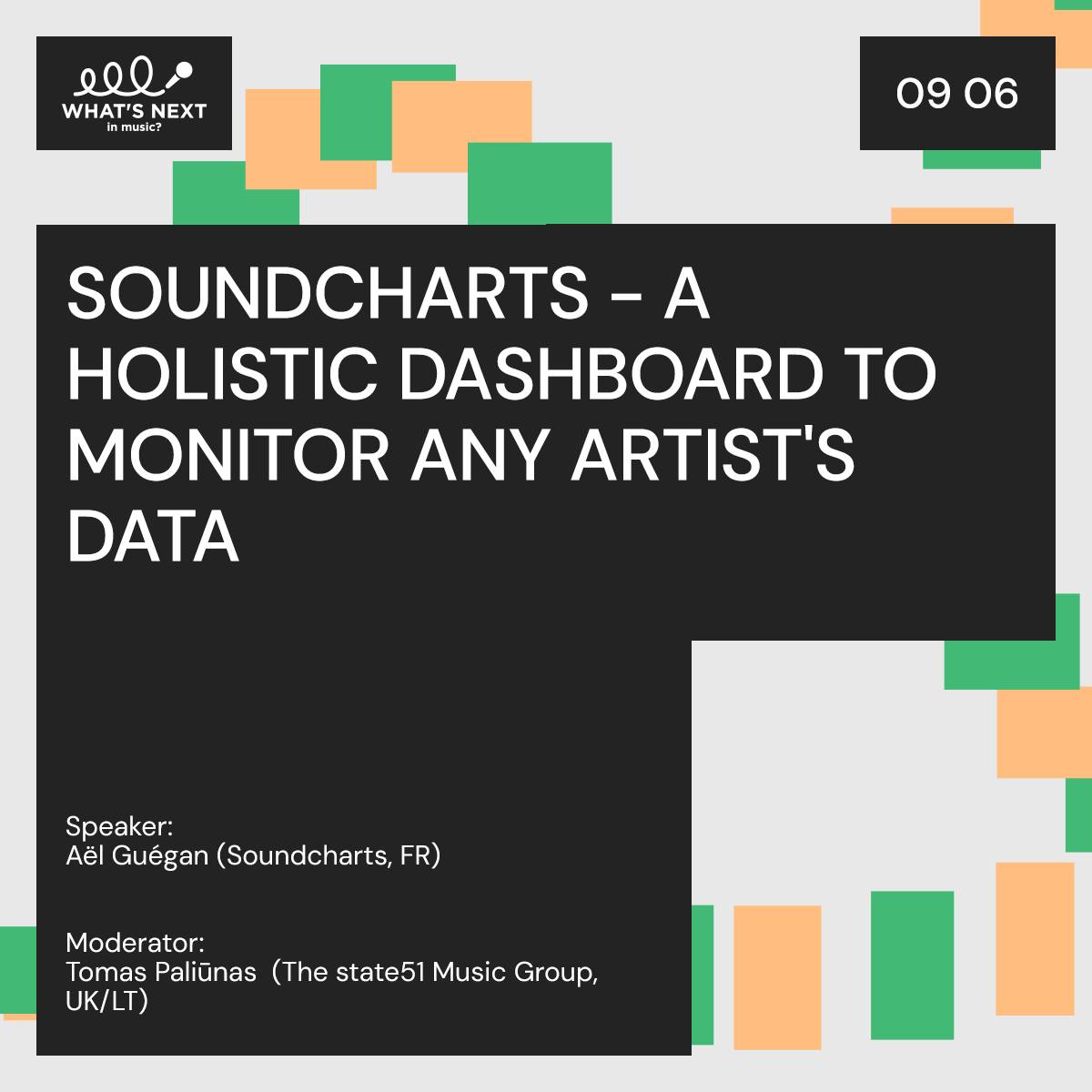 soundcharts's tweet image. Honored to be at What's Next in Music? in Vilnius! 🇱🇹
We had the opportunity to meet artists & music pros while presenting our panel:
'Soundcharts - A holistic dashboard to monitor an artist's data'
Thanks to everyone who joined us! 🙌
#MusicIndustry #MusicData #MusicAnalytics