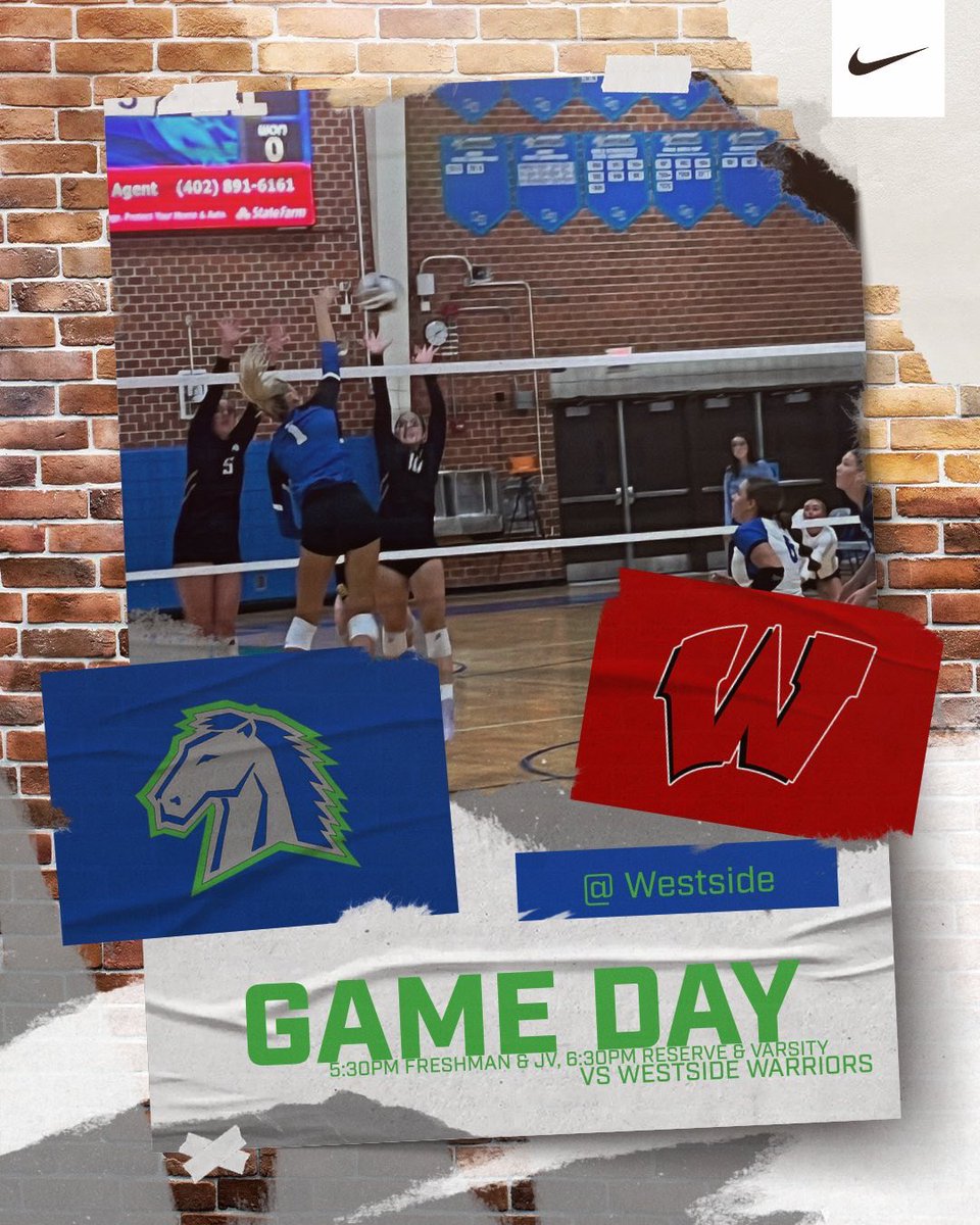 Millard North Volleyball (@millardnorthvb) on Twitter photo ‼️GAME DAY‼️
🆚 <a href="/WestsideVB66/">Westside High School Volleyball</a>
📍Omaha Westside
⌚️5:30 JV & Freshman
⌚️6:30 Varsity & Reserve ‼️GAME DAY‼️
🆚 <a href="/WestsideVB66/">Westside High School Volleyball</a>
📍Omaha Westside
⌚️5:30 JV & Freshman
⌚️6:30 Varsity & Reserve