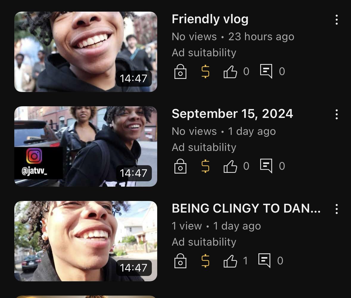 JalilHarris8's tweet photo. @TeamYouTube this is about to be day 2 of my video not getting reviewed… can i know why and can I get assistance on this https://t.co/AaE2TWiEtm