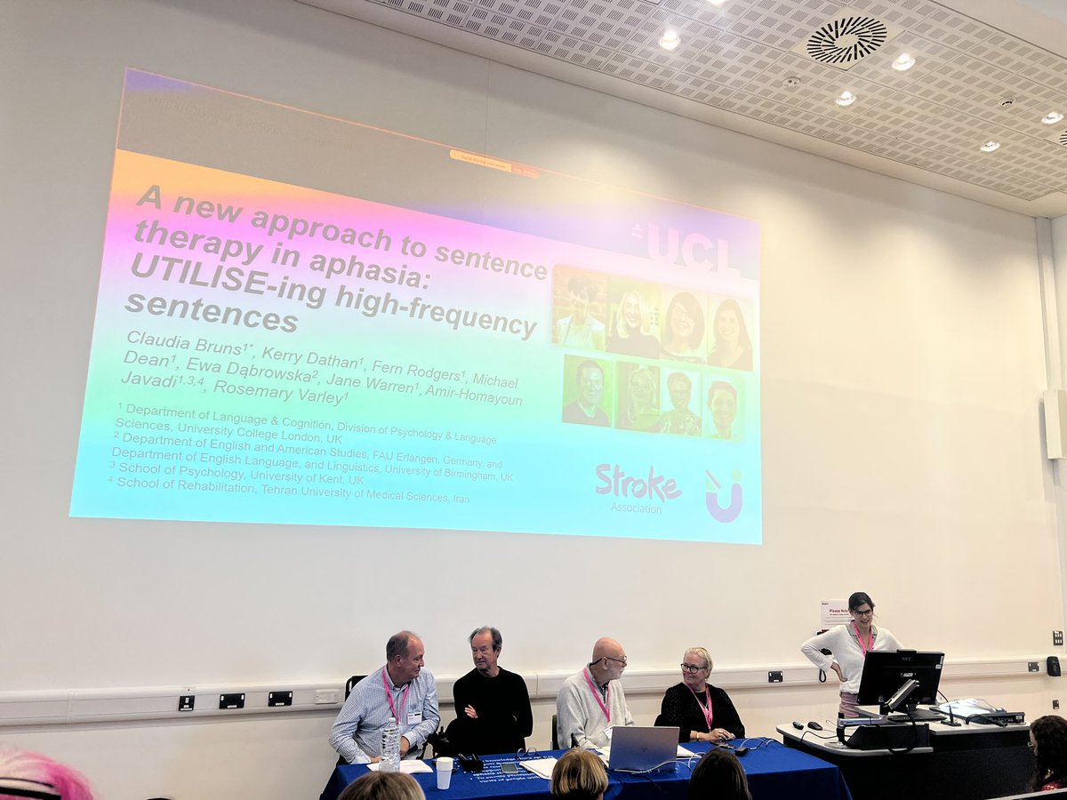 British Aphasiology Society Conference 2024 (@basconf24) on Twitter photo <a href="/claudihei/">Claudia Bruns</a> shares with us her team’s work on UTILISE- sentence therapy in #aphasia #BASConf24 <a href="/BasAphasia/">British Aphasiology Society</a> <a href="/claudihei/">Claudia Bruns</a> shares with us her team’s work on UTILISE- sentence therapy in #aphasia #BASConf24 <a href="/BasAphasia/">British Aphasiology Society</a>
