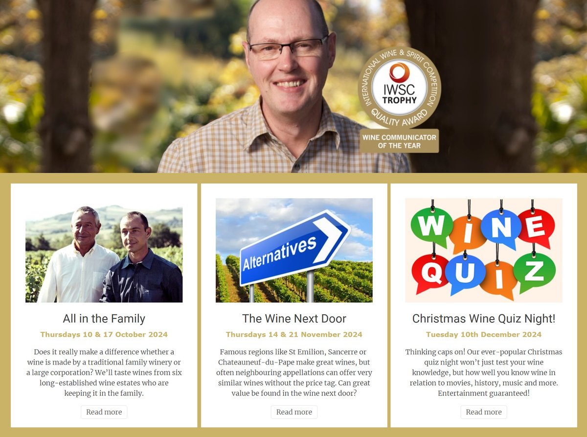 winepages's tweet photo. As  Autumn settles in, why not plan to attend one of my online  tastings from the comfort of your own sofa?  Wines delivered to your  door at a substantial discount I've negotiated exclusively for my attendees. https://t.co/RKd2CdpO5e https://t.co/jR7Jwuevmb