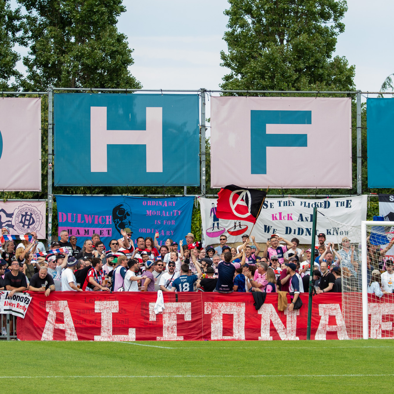 DulwichHamletFC's tweet photo. We're heading to take on Altona 93 in Germany next July, 100 years after the sides met for the 1st time. 

Find out more 👇

#DHFC 💖💙