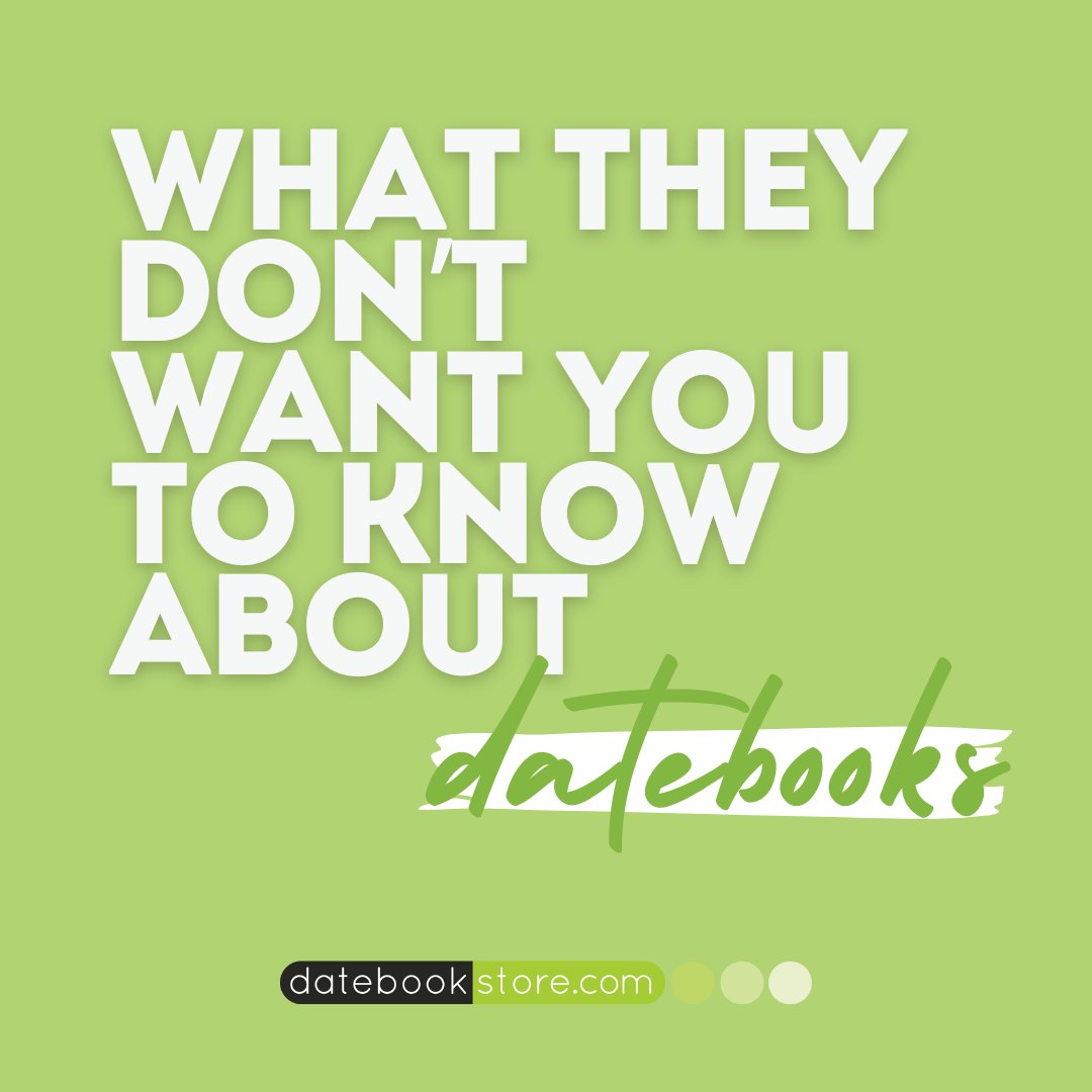 datebookstore's tweet photo. What they don’t want you to know about datebooks …

Want to learn the secrets to staying organized, productive, and stylish with every page?

Swipe to find out! 

#Planner #PlannerLife #Organization #LifeHacks #Explore https://t.co/1yuCGNf9cV
