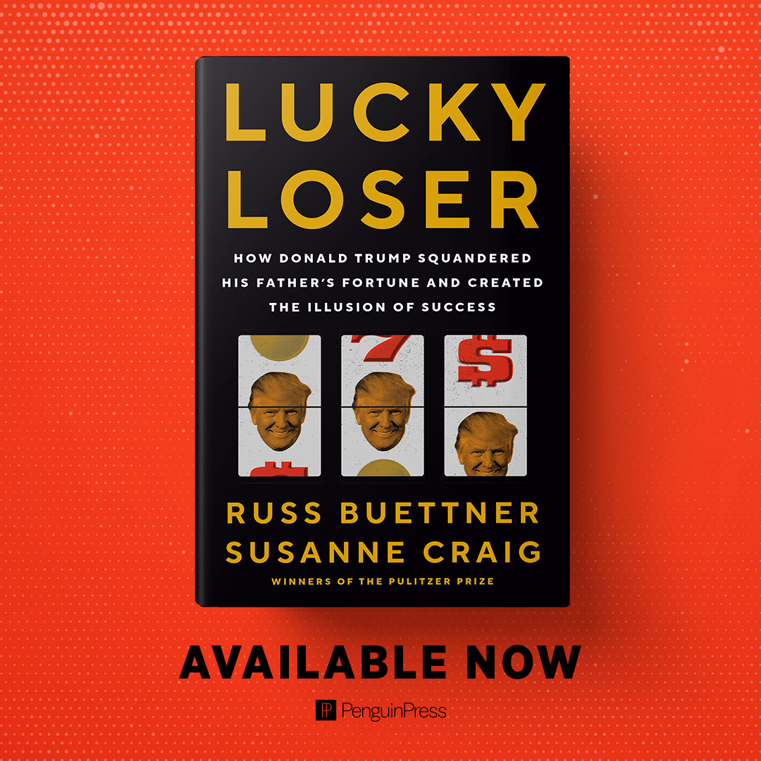 penguinpress's tweet photo. On sale today, the definitive true accounting of Donald Trump and his money, and the final word on the myth of Trump the self-made billionaire. From @susannecraig and @russbuettner, the Pulitzer Prize-winning reporters who broke the story on Trump's taxes.

Start reading: https://t.co/xbnYiqOrC2