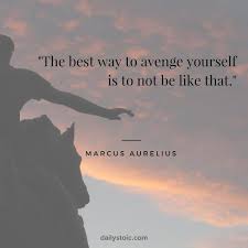 The best way to avenge yourself is to not be like that -Marcus Aurelius 

Good night friends ✨