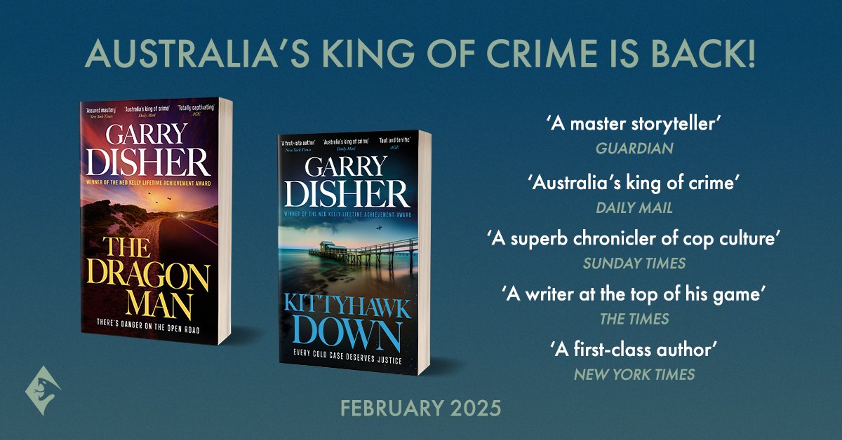 ViperBooks's tweet photo. Calling all Garry Disher fans!

At last, the beloved Hal Challis series will be made available to UK readers in its entirety. That's seven more books from the master of outback noir

#TheDragonMan and #KittyhawkDown will be hitting the shelves first, so keep your eyes peeled... https://t.co/rIWDBZ6x4t