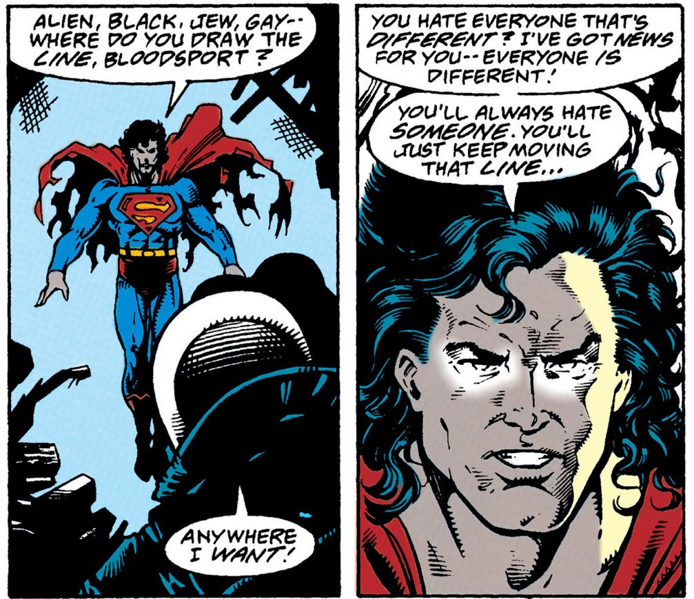 FakeNightskin's tweet photo. This comic was released in 1993. https://t.co/qoa5tEFGJn