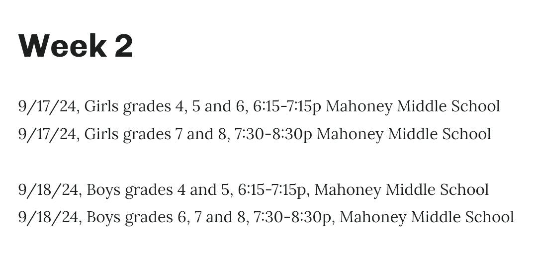 Clinics tonight for girls
Tomorrow night for boys. Full schedule before we start in October. sopohoops.com/clinics/