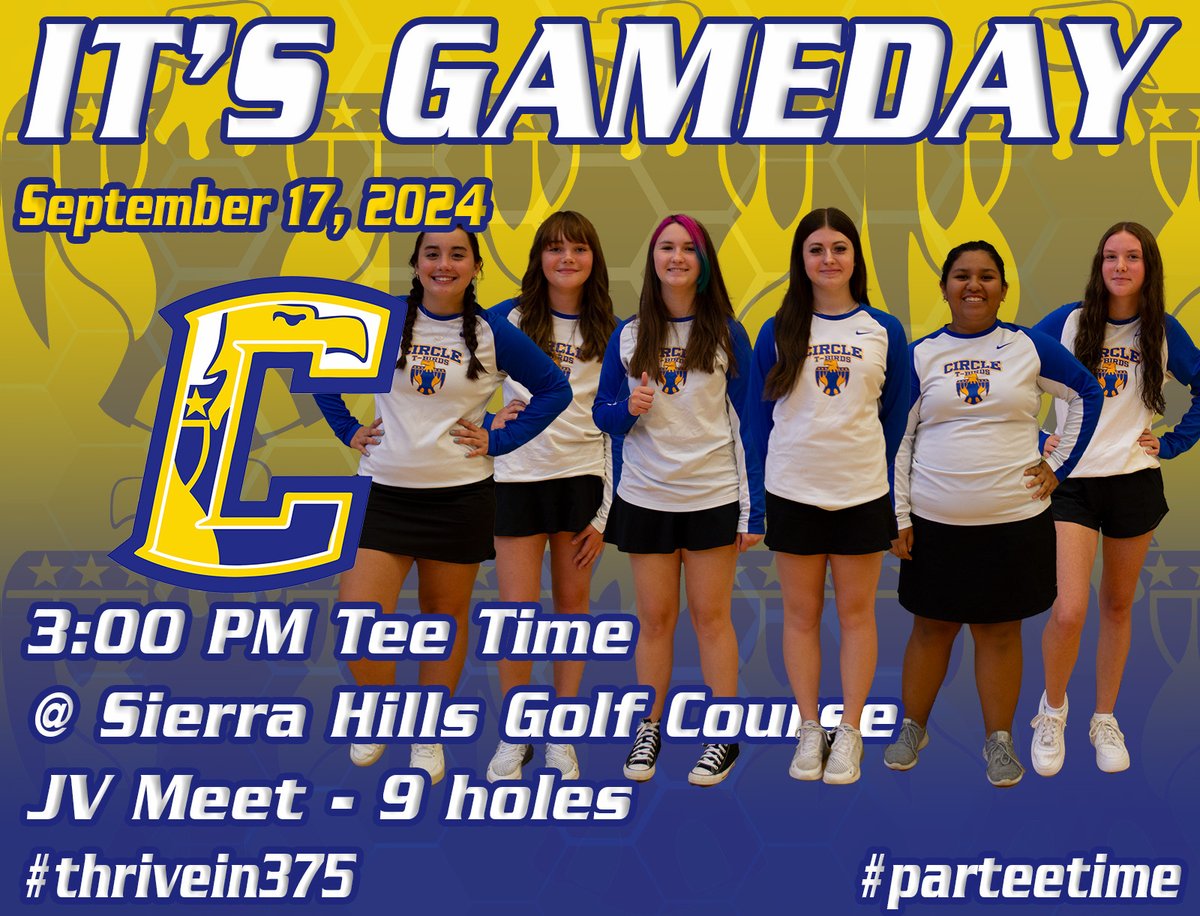 Good Luck to our JV Golfers as they play in the Andover Central Tournament today for their 1st action of the season! <a href="/CircleTBird/">CHS Activities</a>