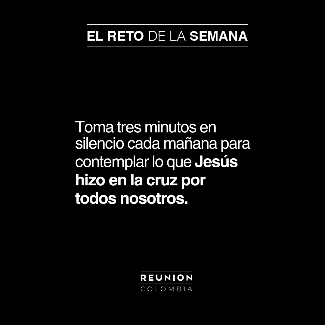 reunioncolombia's tweet photo. En nuestro mensaje 15 de la serie sobre el libro de Marcos, exploramos el profundo sacrificio de #Jesús. Refleja en cómo su amor transforma nuestras vidas y acepta el reto de esta semana. https://t.co/dDNUvmGhjT