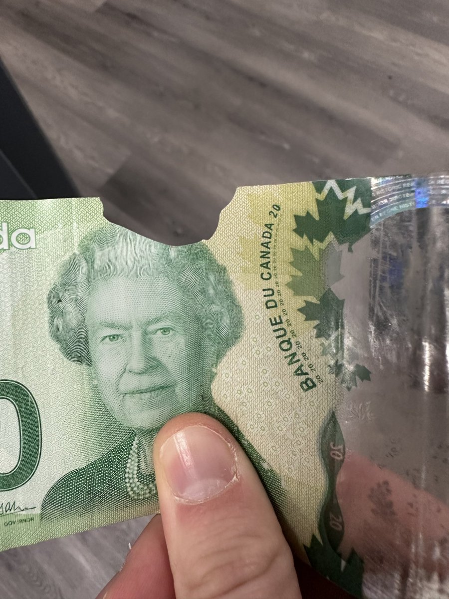 I too, occasionally get hungry and take a bite out of a $20