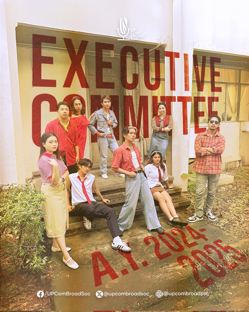 upcombroadsoc_'s tweet photo. Ipinakikilala ng UP Community Broadcaster’s Society ang bagong Executive Committee para sa akademikong taong 2024-2025! ✨

Sa bagong yugto ng organisasyon, magkasama tayong gagawa ng kasaysayan. 📜🎥

Kami ang UP ComBroadSoc.❤️💛 Naiiba. Nag-iisa. Nanguguna. 

#UPComBroadSoc https://t.co/3JWSt2A0rk