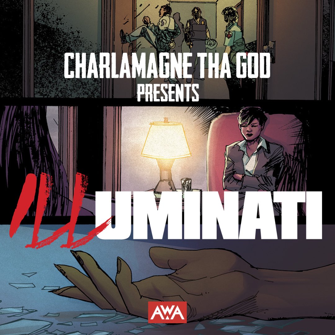 mandersonsfca's tweet photo. Comics and Hip Hop Collide in ILLuminati - A supernatural thriller from AWA and @cthagod - with the incredible creative team of @bryanedwardhill, @denyscowanart and @SienkiewiczArt and cover by @sanfordgreene. Live on @Kickstarter: AWA https://t.co/YzKDYccUor. Take a look! https://t.co/VCJVvn4To2