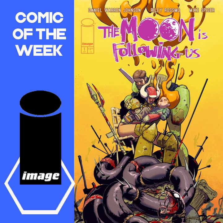 GeekyBrummie's tweet photo. There are 8 comics on the Pull List this week. Our #ComicoftheWeek is #TheMoonIsFollowingUs from @ImageComics plus comics from @MadCaveStudios @MarvelComicsHQ and @DCOfficial - Our #OnTheRadar selection includes 4 new comics from Marvel and DC ^KB https://t.co/uqUBmaUEAk https://t.co/cL3DnEFS57
