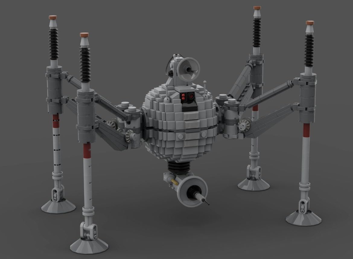ThrawnsRevenge recreated the OG-9 Homing Spider Droid that’s seen in Attack of the Clones. The design was given a more compact approach and still maintains the classic look from the movie that’s instantly recognizable.

#lego #legostarwars #legomoc #legomocs #legostarwarsmoc