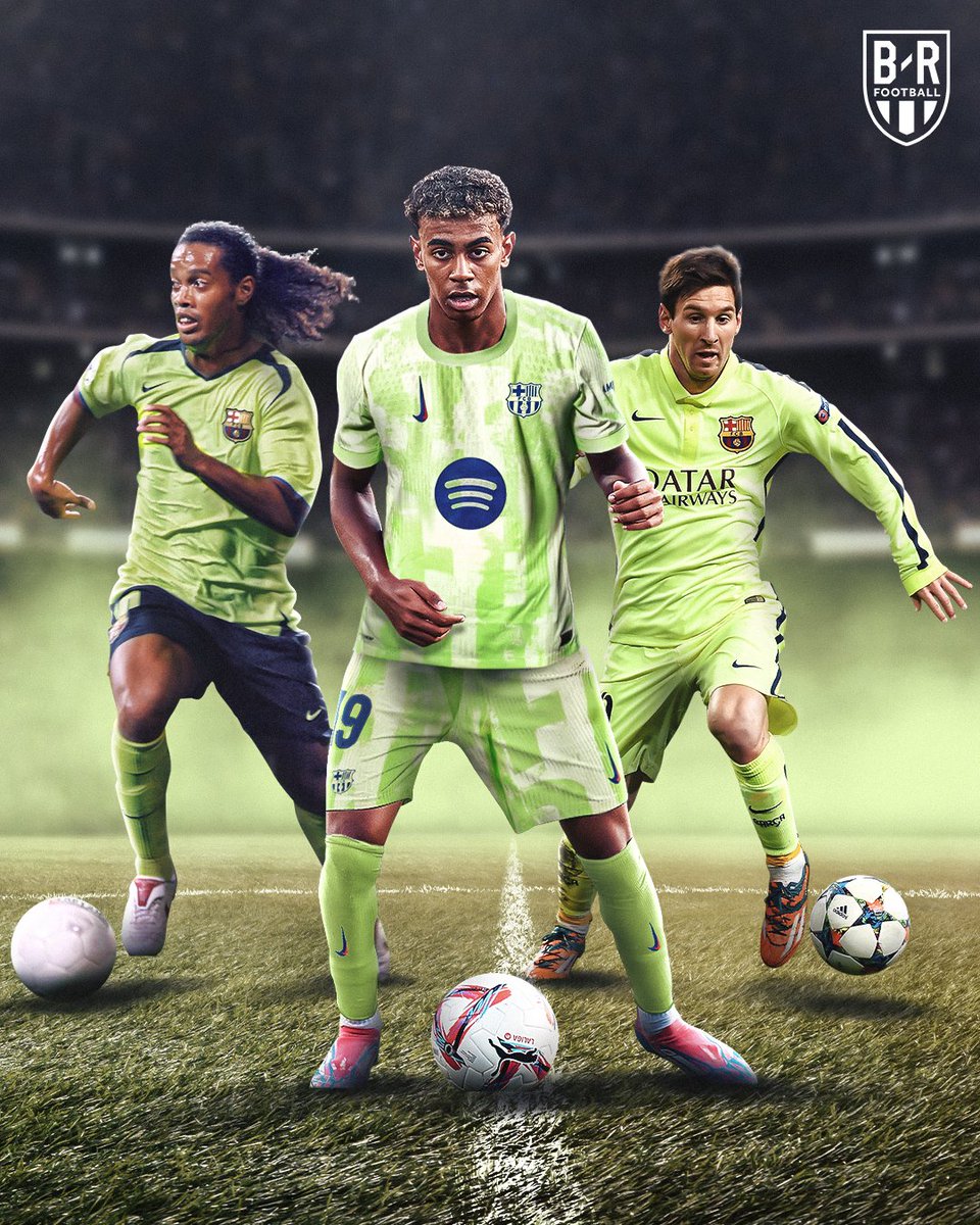 brfootball's tweet image. Barcelona have history with neon green kits 💚