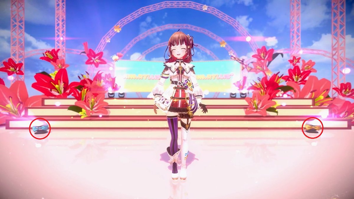 Ganyu_222's tweet image. お靴のリボン探しミッション達成！（大遅刻）
#いもマスよしか #AmaryllisLIVE #YZRH