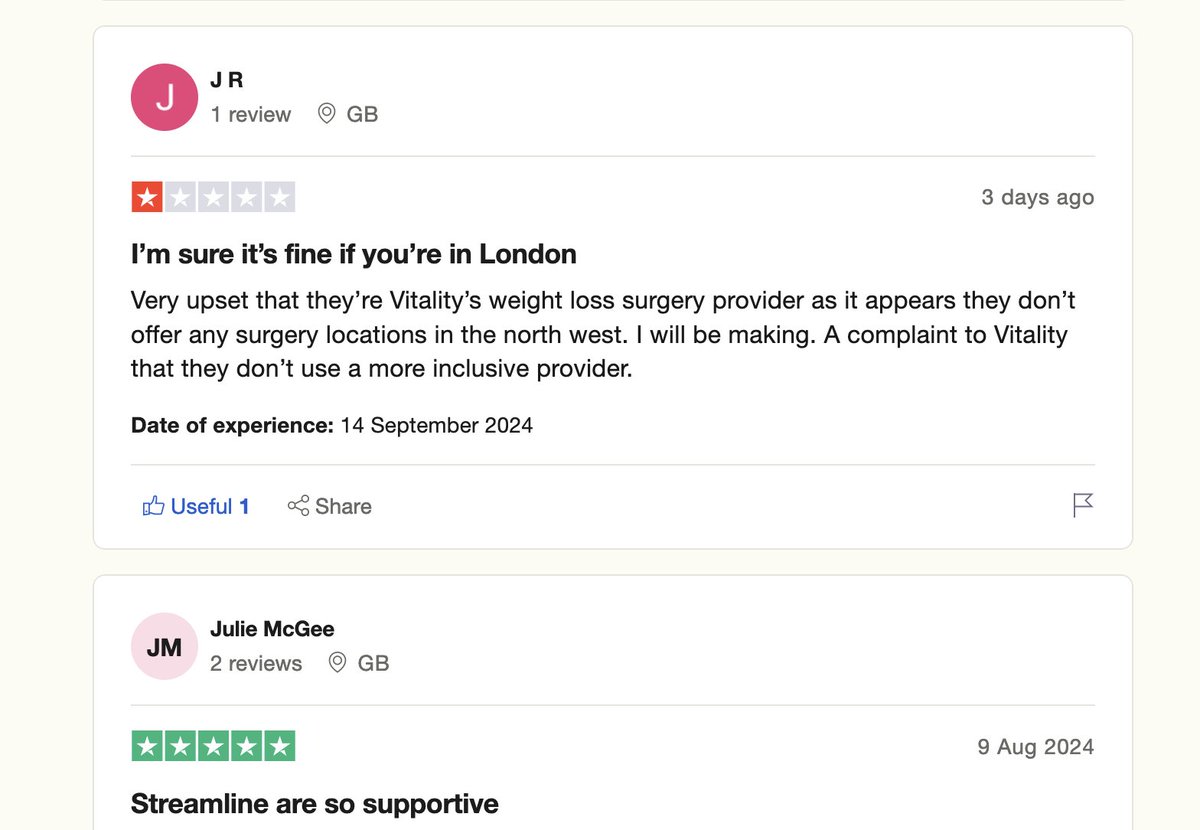 paulaannev's tweet photo. #StreamlineSurgical are up to their old tricks again. Another bad review "disappears". Including 2 of mine, this now makes 5 one-star reviews in total that have "disappeared" from their social media. #ShawSomers #GuySlater #GavinQuinton et al. are all dishonest. #BOMSS #IFSO https://t.co/hzK0xw49gv