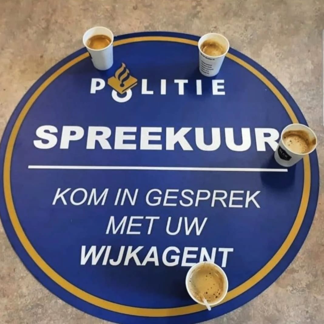 Op woensdag 18-09-2024 is er helaas GEEN spreekuur van de Wijkagent....wij hopen u volgende week woensdag weer van dienst te kunnen zijn. Mocht u toch de wijkagent willen spreken bel dan 0900-8844.