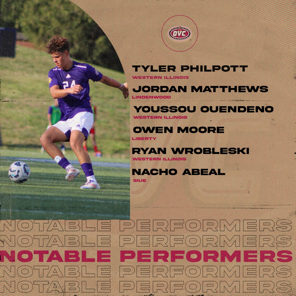 OVCSports's tweet photo. In addition to our Players of the Week, here is a look at some other 𝗡𝗼𝘁𝗮𝗯𝗹𝗲 𝗣𝗲𝗿𝗳𝗼𝗿𝗺𝗲𝗿𝘀 on the men's soccer ⚽ pitch from last week.

Full weekly report: https://t.co/e5I18DbuZE

#OVCit https://t.co/6X8JgLyqNz